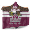 Manly Warringah Sea Eagles Hooded Blanket Talent Win Games But Teamwork And Intelligence Win Championships With Aboriginal Style