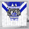 Canterbury-Bankstown Bulldogs Shower Curtain Talent Win Games But Teamwork And Intelligence Win Championships With Aboriginal Style