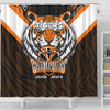 Wests Tigers Shower Curtain Talent Win Games But Teamwork And Intelligence Win Championships With Aboriginal Style
