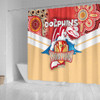Redcliffe Dolphins Shower Curtain Talent Win Games But Teamwork And Intelligence Win Championships With Aboriginal Style
