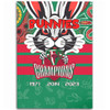 South Sydney Rabbitohs Area Rug Talent Win Games But Teamwork And Intelligence Win Championships With Aboriginal Style