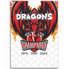 St. George Illawarra Dragons Area Rug Talent Win Games But Teamwork And Intelligence Win Championships With Aboriginal Style