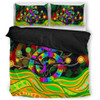 Australia Aboriginal Bedding Set - Australia Rainbow Snake And Tree Aboriginal Style Bedding Set