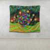 Australia Aboriginal Tapestry - Australia Rainbow Snake And Tree Aboriginal Style Tapestry