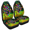 Australia Aboriginal Car Seat Covers - Australia Rainbow Snake And Tree Aboriginal Style Car Seat Covers