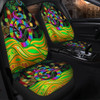Australia Aboriginal Car Seat Covers - Australia Rainbow Snake And Tree Aboriginal Style Car Seat Covers