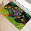 Australia Aboriginal Door Mat - Australia Rainbow Snake And Tree Aboriginal Style Door Mat