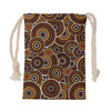 Australia Aboriginal Drawstring Bag - Aboriginal circle design seamless pattern background Bag