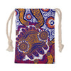 Australia Aboriginal Drawstring Bag - Aboriginal contemporary painting Bag