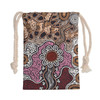 Australia Aboriginal Drawstring Bag - Aboriginal contemporary style of artwork Bag