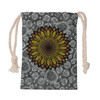 Australia Aboriginal Drawstring Bag - Aboriginal dot art vector sunflower design Bag