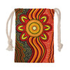 Australia Aboriginal Drawstring Bag - Australian aboriginal dot art Bag