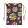 Australia Aboriginal Drawstring Bag - Beautiful Indigenous seamless pattern based in universe with galaxies form Bag