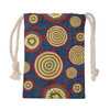 Australia Aboriginal Drawstring Bag - Beautiful Indigenous seamless pattern based in universe with galaxies form Bag