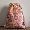 Australia Aboriginal Drawstring Bag - Contemporary Aboriginal Design Bag
