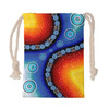 Australia Aboriginal Drawstring Bag - Illustration based on aboriginal style of background Bag