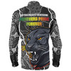 Penrith Panthers Grand Final Custom Long Sleeve Shirts - Custom Penrith Panthers With Contemporary Style Of Aboriginal Painting Long Sleeve Shirts