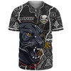 Penrith Panthers Grand Final Custom Baseball Shirt - Custom Penrith Panthers With Contemporary Style Of Aboriginal Painting Baseball Shirt