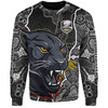 Penrith Panthers Grand Final Custom Sweatshirt - Custom Penrith Panthers With Contemporary Style Of Aboriginal Painting Sweatshirt