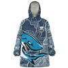 Cronulla-Sutherland Sharks Grand Final Custom Snug Hoodie - Custom Sharks Painting Snug Hoodie