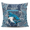 Cronulla-Sutherland Sharks Grand Final Custom Pillow Covers - Custom Sharks Painting Pillow Covers