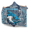 Cronulla-Sutherland Sharks Grand Final Custom Hooded Blanket - Custom Sharks Painting Hooded Blanket