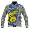 Parramatta Eels Grand Final Custom Baseball Jacket - Custom Parramatta Eels With Contemporary Style Of Aboriginal Painting Baseball Jacket