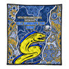 Parramatta Eels Grand Final Custom Quilt - Custom Parramatta Eels With Contemporary Style Of Aboriginal Painting Quilt