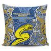 Parramatta Eels Grand Final Custom Pillow Covers - Custom Parramatta Eels With Contemporary Style Of Aboriginal Painting Pillow Covers