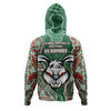South Sydney Rabbitohs Grand Final Custom Hoodie - Custom Rabbitohs With Contemporary Style Of Aboriginal Painting Hoodie