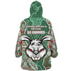 South Sydney Rabbitohs Grand Final Custom Snug Hoodie - Custom Rabbitohs With Contemporary Style Of Aboriginal Painting Snug Hoodie