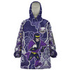 Melbourne Storm Grand Final Custom Snug Hoodie - Custom Melbourne Storm With Contemporary Style Of Aboriginal Painting Snug Hoodie