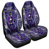 Melbourne Storm Grand Final Custom Car Seat Covers - Custom Storm With Contemporary Style Of Aboriginal Painting Car Seat Covers