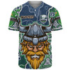 Canberra Raiders Grand Final Custom Baseball Shirt - Custom Raiders Contemporary Style Of Aboriginal Painting Baseball Shirt