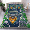 Canberra Raiders Grand Final Custom Bedding Set - Custom Raiders Contemporary Style Of Aboriginal Painting Bedding Set