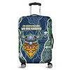 Canberra Raiders Grand Final Custom Luggage Cover - Custom Raiders Contemporary Style Of Aboriginal Painting Luggage Cover