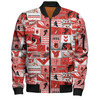 St. George Illawarra Dragons Bomber Jacket - Team Of Us Die Hard Fan Supporters Comic Style