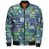 Canberra Raiders Bomber Jacket - Team Of Us Die Hard Fan Supporters Comic Style