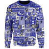 Canterbury-Bankstown Bulldogs Sweatshirt - Team Of Us Die Hard Fan Supporters Comic Style