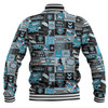 Cronulla-Sutherland Sharks Baseball Jacket - Team Of Us Die Hard Fan Supporters Comic Style