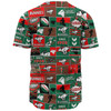 South Sydney Rabbitohs Baseball Shirt - Team Of Us Die Hard Fan Supporters Comic Style