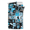 Cronulla-Sutherland Sharks Bedding Set - Team Of Us Die Hard Fan Supporters Comic Style
