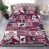 Manly Warringah Sea Eagles Bedding Set - Team Of Us Die Hard Fan Supporters Comic Style