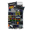 Penrith Panthers Bedding Set - Team Of Us Die Hard Fan Supporters Comic Style