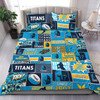 Gold Coast Titans Bedding Set - Team Of Us Die Hard Fan Supporters Comic Style