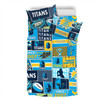 Gold Coast Titans Bedding Set - Team Of Us Die Hard Fan Supporters Comic Style