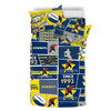 North Queensland Cowboys Bedding Set - Team Of Us Die Hard Fan Supporters Comic Style