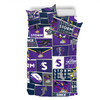 Melbourne Storm Bedding Set - Team Of Us Die Hard Fan Supporters Comic Style