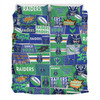 Canberra Raiders Bedding Set - Team Of Us Die Hard Fan Supporters Comic Style