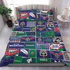 New Zealand Warriors Bedding Set - Team Of Us Die Hard Fan Supporters Comic Style